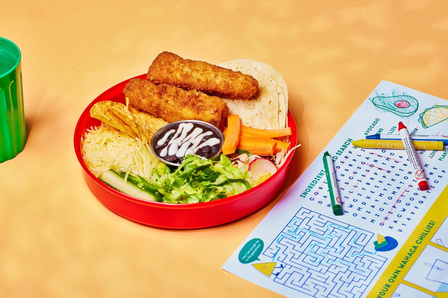 fish fingers kids menu